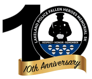 10th Anniversary - Lakeland Police Foundation Fallen Heroes Memorial 5k logo