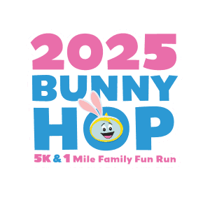 Bunny Hop 5K & 1 Mile Family Fun Run logo
