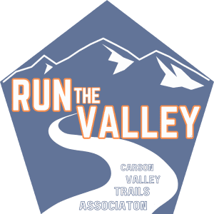 Carson Valley Trails Run the Valley 5k, 10k and Family 2k logo