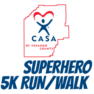 CASA of Venango County | Superhero 5K Run/Walk & Kids Race! logo