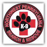 GET LOST 5k with Northwest PA K9 Search and Rescue logo