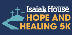 Isaiah House Hope & Healing 5K logo