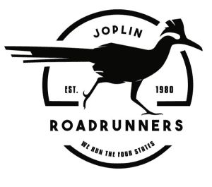Joplin RoadRunners - Run With The Wind logo
