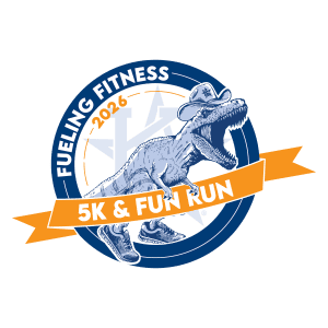Kilgore College Fueling Fitness 5K, 1-Mile Fun Run, & Dino Dash logo