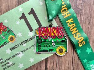 Race Through Kansas 1M, 5K, 10K, 13.1, 26.2 - Now Only $15! logo