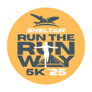 Sheltair Run The Runway 5K Run - 5K Run logo