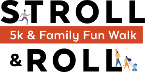 Stroll & Roll: 5K Run & Family Fun Walk to benefit the Erin Levitas Foundation logo