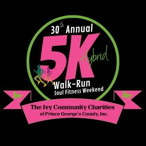 The Ivy Community Charities of Prince George's County, Inc. -31st Annual 5K Walk-Run Soul Fitness Weekend logo
