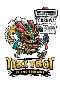 Tiki Trot 5k, Beer Mile & Tiki-tizer Mile logo