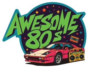 Totally Awesome 80's Race 5k / 10k and 1 mile Fun Run logo