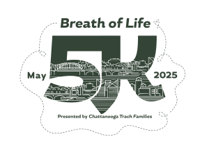 Trach Families presents Breath of Life 5K logo